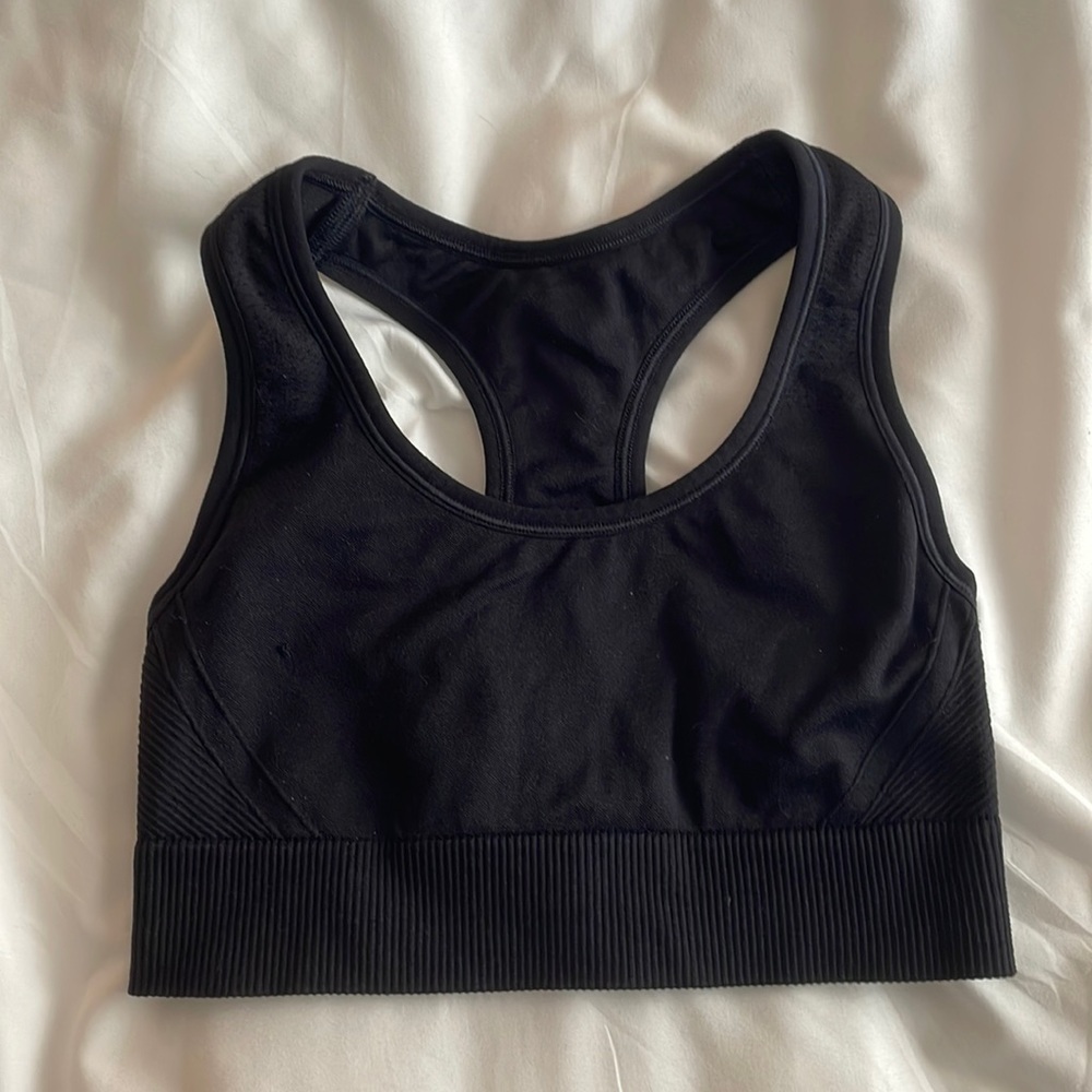 Black Sports Bra